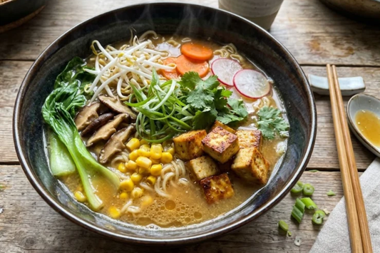 Miso Ramen Bowl with Coco Health Sea Moss Powder