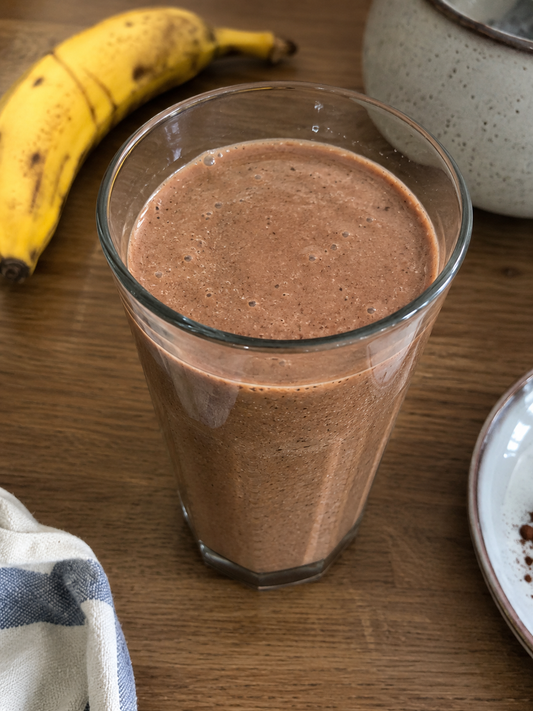 Banana Cocoa Oat Shake with Marine Collagen & Creatine