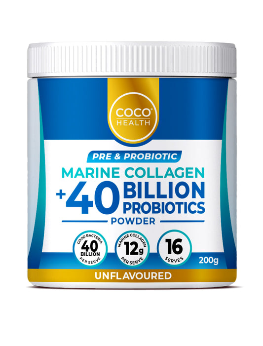 Coco Health Marine Collagen + Probiotics Powder 200 g