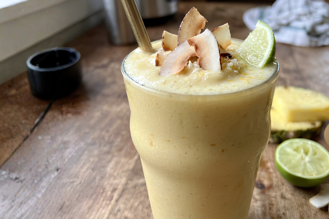 Tropical Paradise Smoothie with Sea Moss