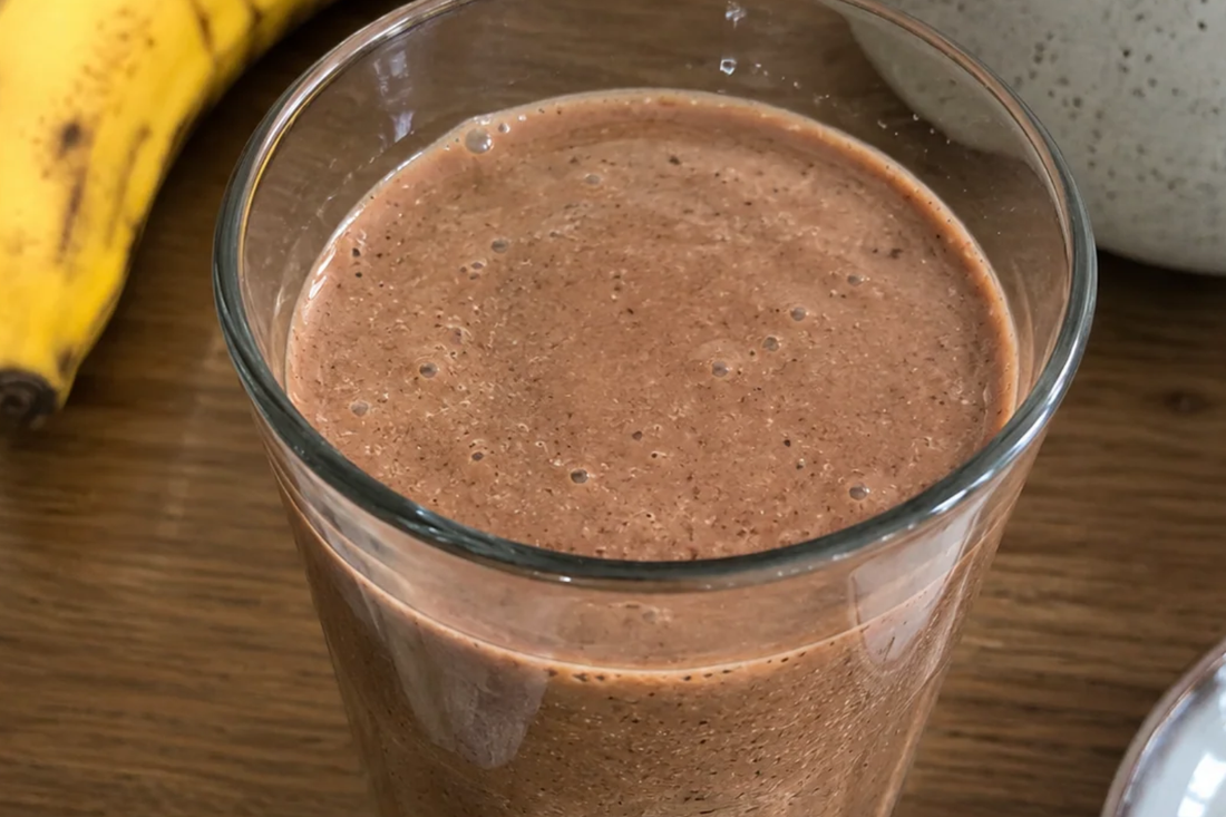 Banana Cocoa Oat Shake with Marine Collagen & Creatine