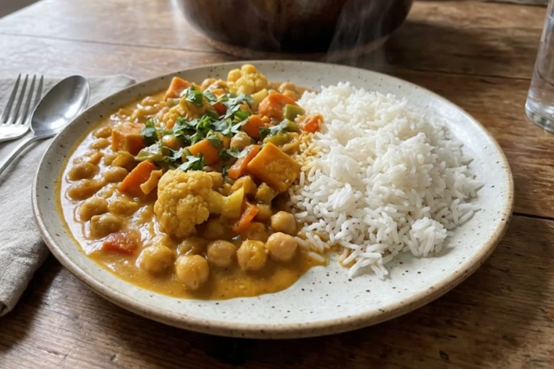 Creamy Chickpea Curry with Sea Moss Goodness