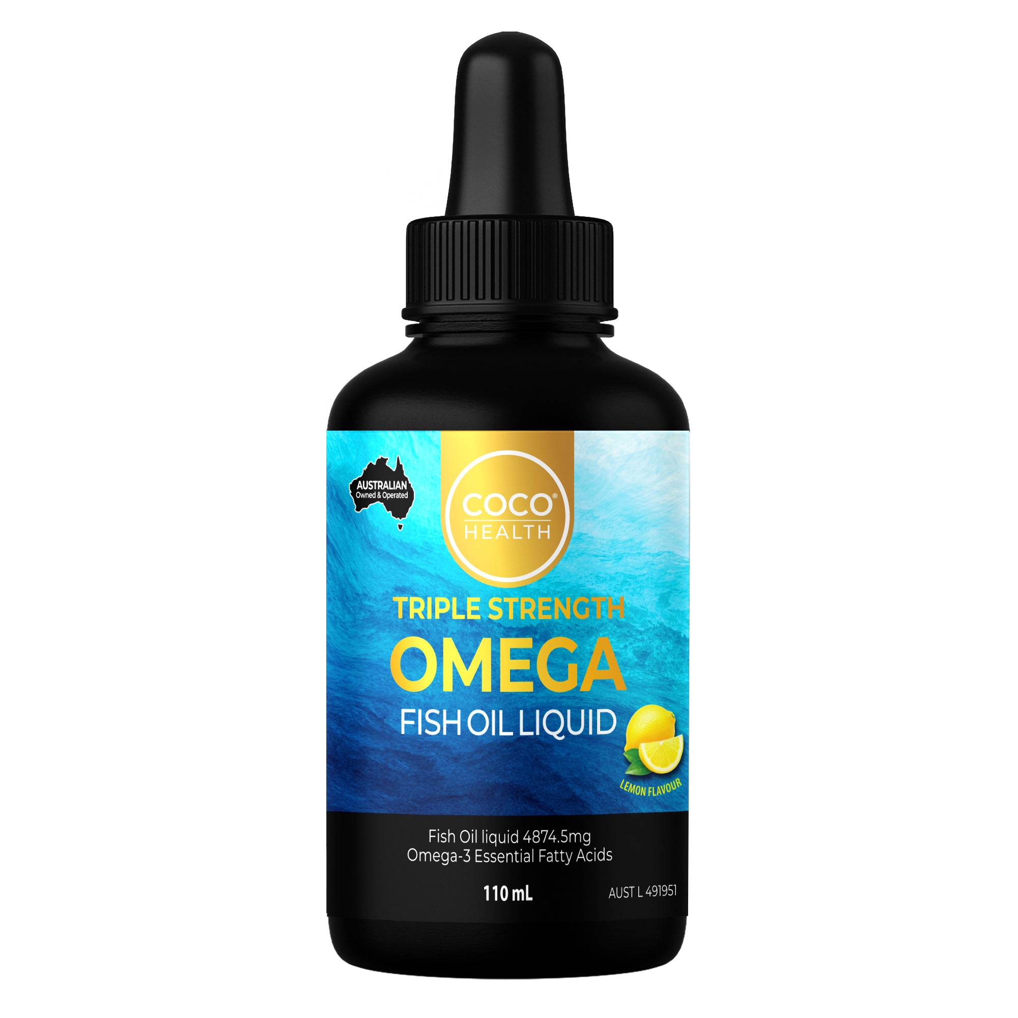 Fish Cccoco Coco Health Fish Oil Liquid High Strength 110ml