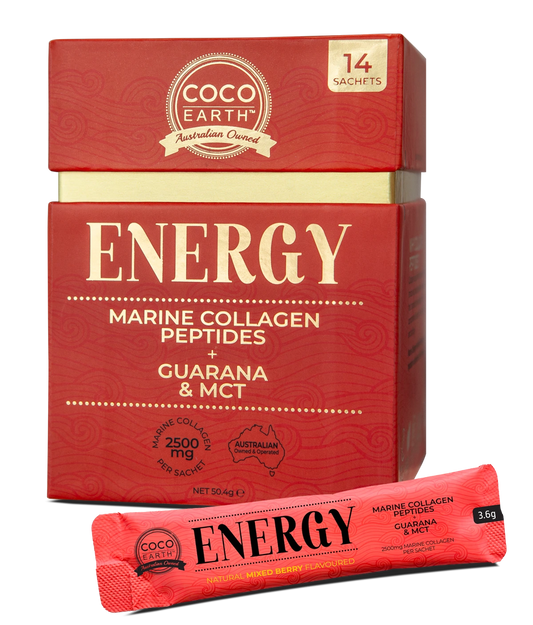 coco health marine collagen sachet energy 14pk