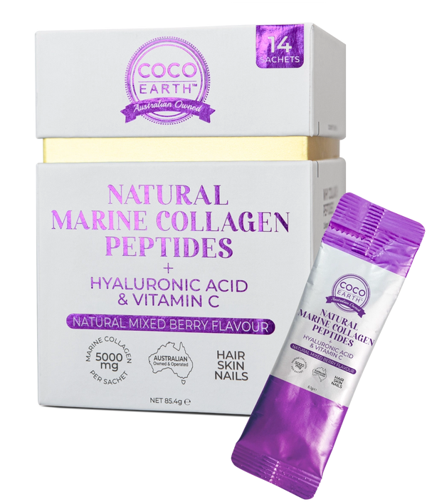 coco health marine collagen sachet mixed berry 14pk