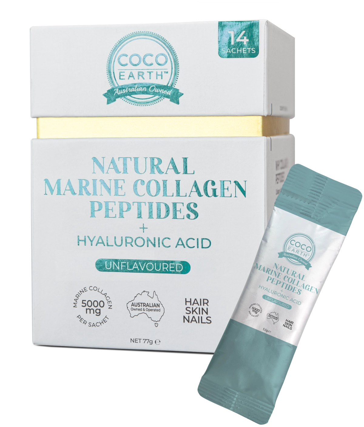 Coco Health Marine Collagen Sachet Unflavoured 14pk